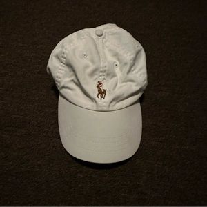 White polo Ralph Lauren cap